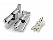 Картинка Цилиндровый механизм с вертушкой FUARO 100 CM 80 mm (35+10+35) CP хром